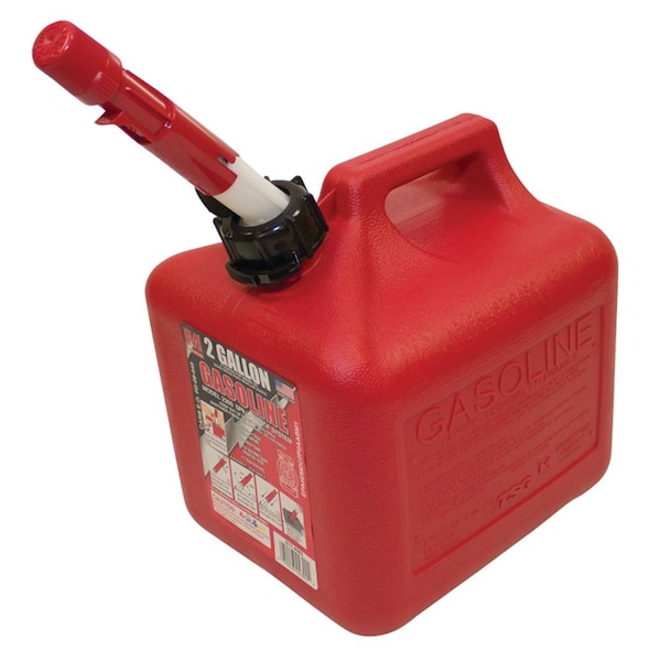 Gallon Plastic Gasoline Fuel Can; 765-516 2